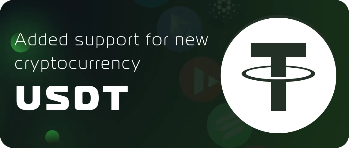 Added support for USDT purchases in cryptocurrency ATMs