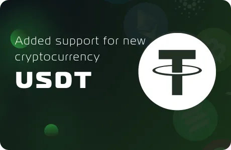 Added support for USDT purchases in cryptocurrency ATMs