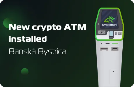 New crypto ATM installed: Banská Bystrica