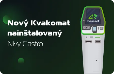 Nový bitcomat nainštalovaný: Nivy Gastro