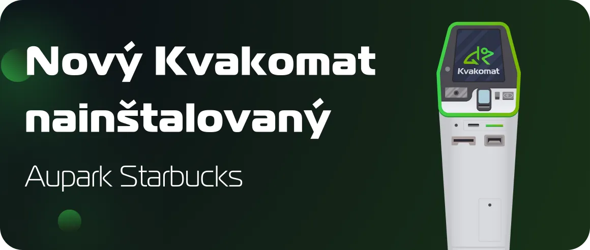 Nový bitcomat nainštalovaný: Aupark Starbucks