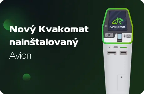 Nový bitcomat nainštalovaný: Avion