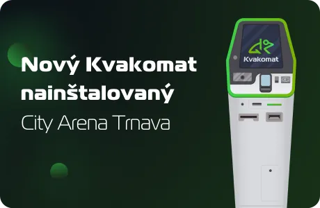 Nový bitcomat nainštalovaný: City Arena Trnava