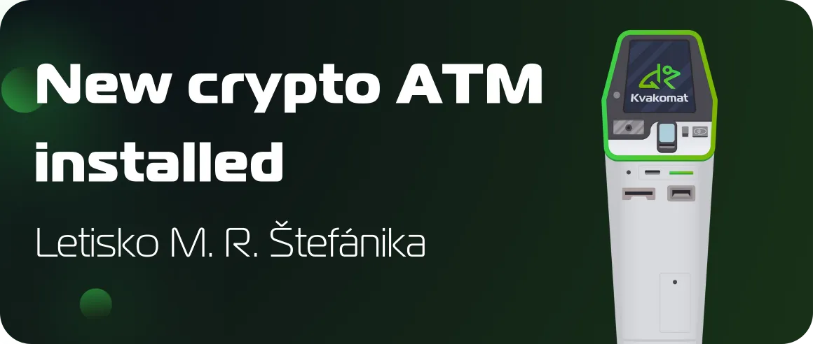 New crypto ATM installed: Letisko M. R. Štefánika