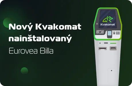 Nový bitcomat nainštalovaný: Eurovea Billa