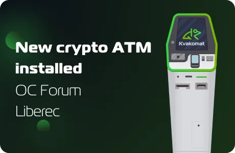 New crypto ATM installed: OC Forum, Liberec