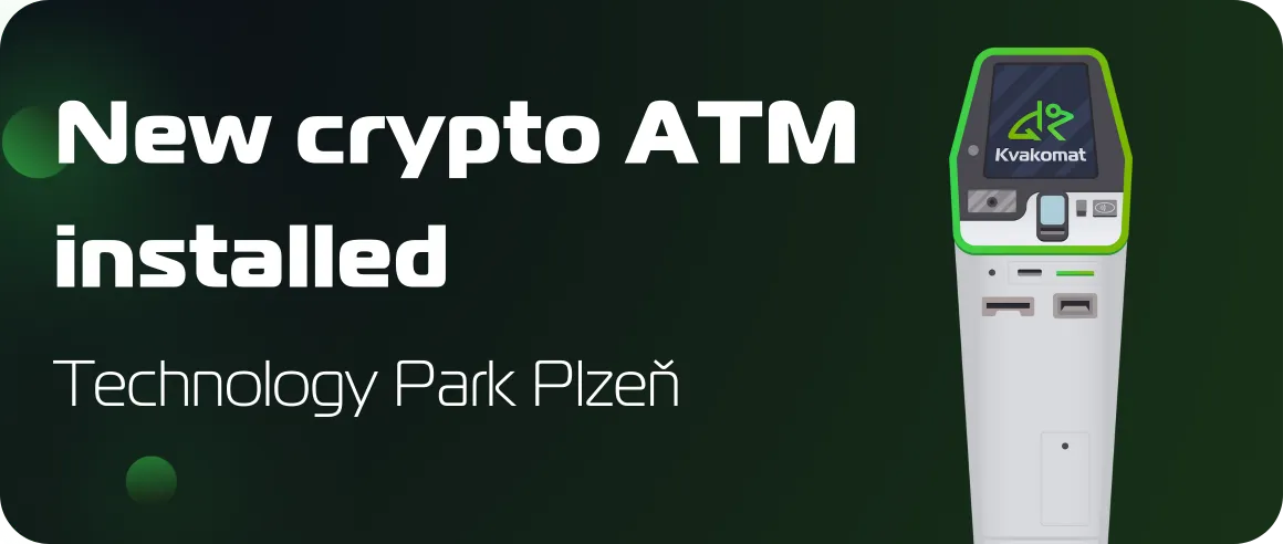 New crypto ATM installed: Technology Park, Plzeň