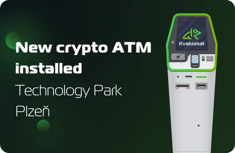 New crypto ATM installed: Technology Park, Plzeň