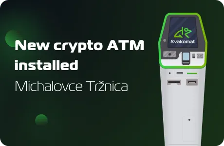 New crypto ATM installed: Michalovce Tržnica