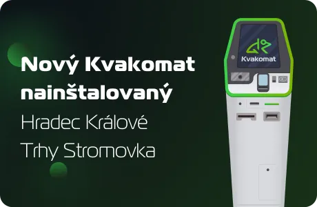 Nový bitcomat nainštalovaný: Hradec Králové Trhy Stromovka