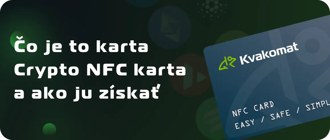 Čo je to karta Crypto NFC karta a ako ju získať