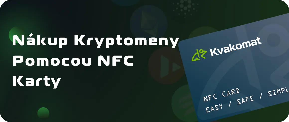 Nákup  kryptomeny pomocou NFC karty