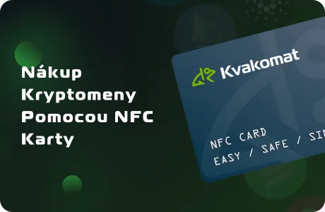 Nákup  kryptomeny pomocou NFC karty