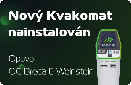 Nový Kvakomat nainstalován: OC Breda & Weinstein