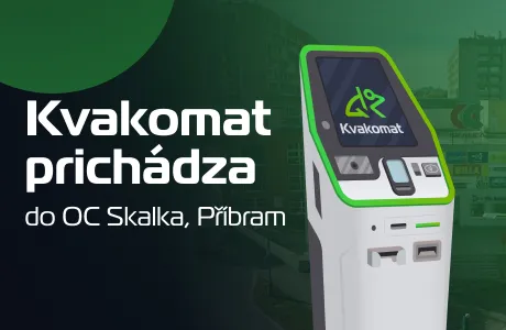 Kvakomat prichádza do OC Skalka, Příbram