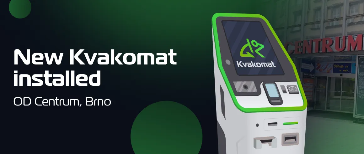 New Kvakomat Arrives at OD Centrum, Brno