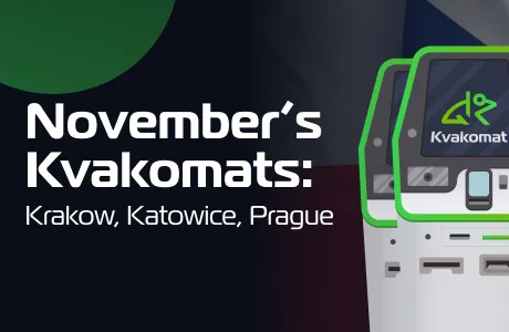 November’s Kvakomats: Krakow, Katowice, Prague