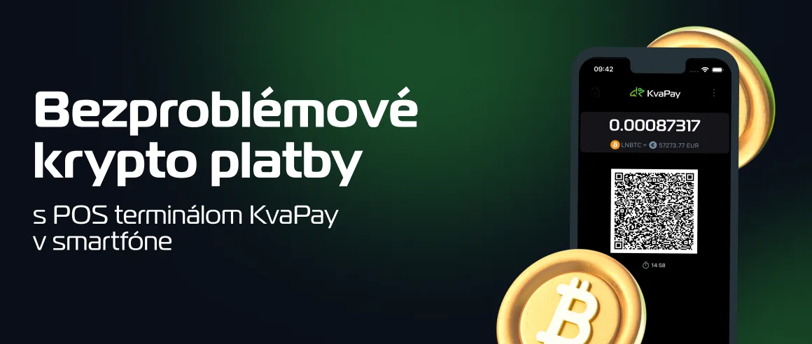Bezproblémové krypto platby s POS terminálom KvaPay v smartfóne