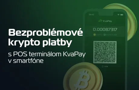 Bezproblémové krypto platby s POS terminálom KvaPay v smartfóne