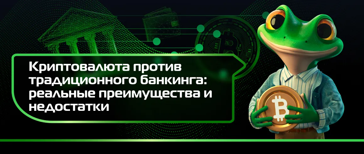 Криптовалюта против традиционного банкинга: реальные преимущества и недостатки