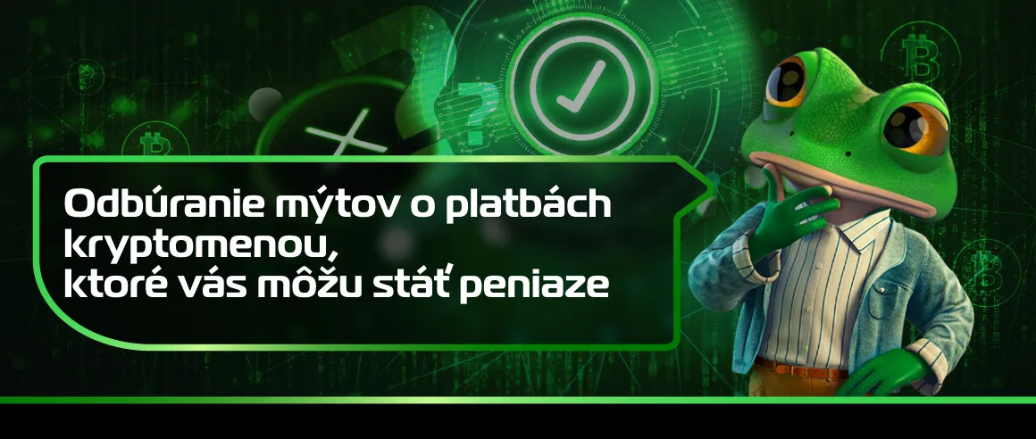 Odbúranie mýtov o platbách kryptomenou, ktoré vás môžu stáť peniaze