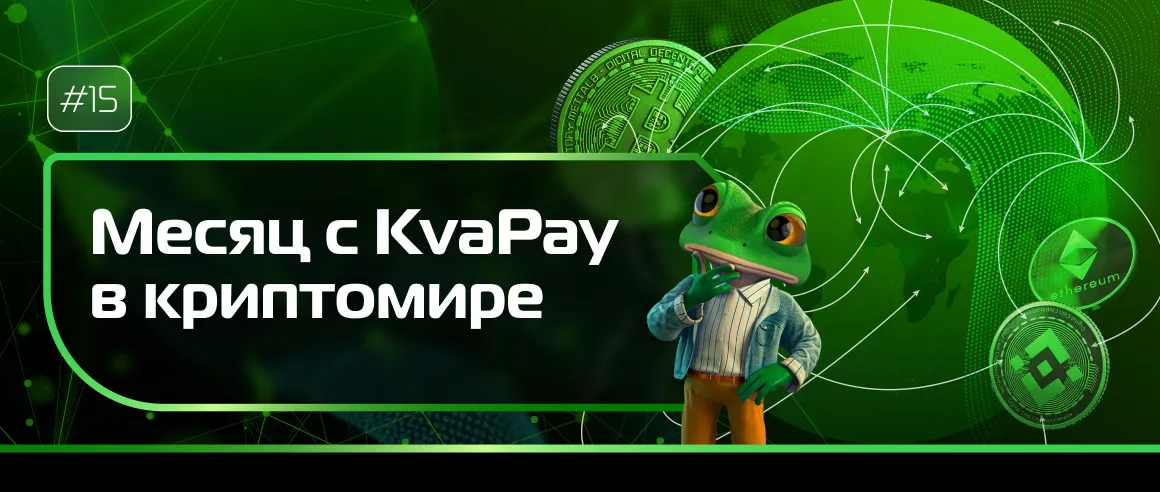 #15 Месяц с KvaPay в криптовалюте
