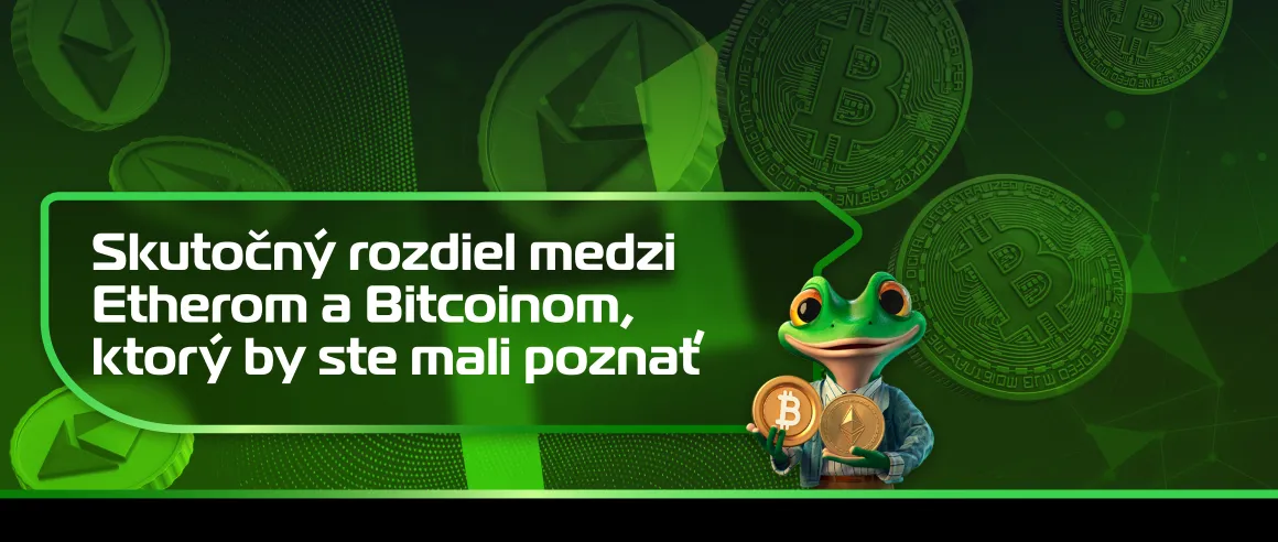 Skutočný rozdiel medzi Etherom a Bitcoinom, ktorý by ste mali poznať