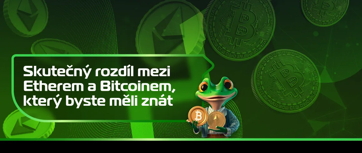 Skutečný rozdíl mezi Etherem a Bitcoinem, který byste měli znát