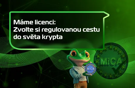 Jsme licencováni podle MiCA: Zvolte si regulovanou cestu do světa krypta